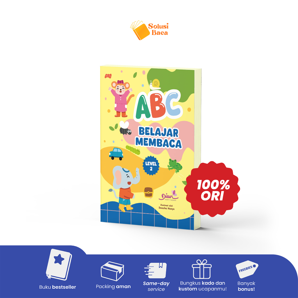 Buku Level 2: ABC Belajar Membaca | Terang Sejati