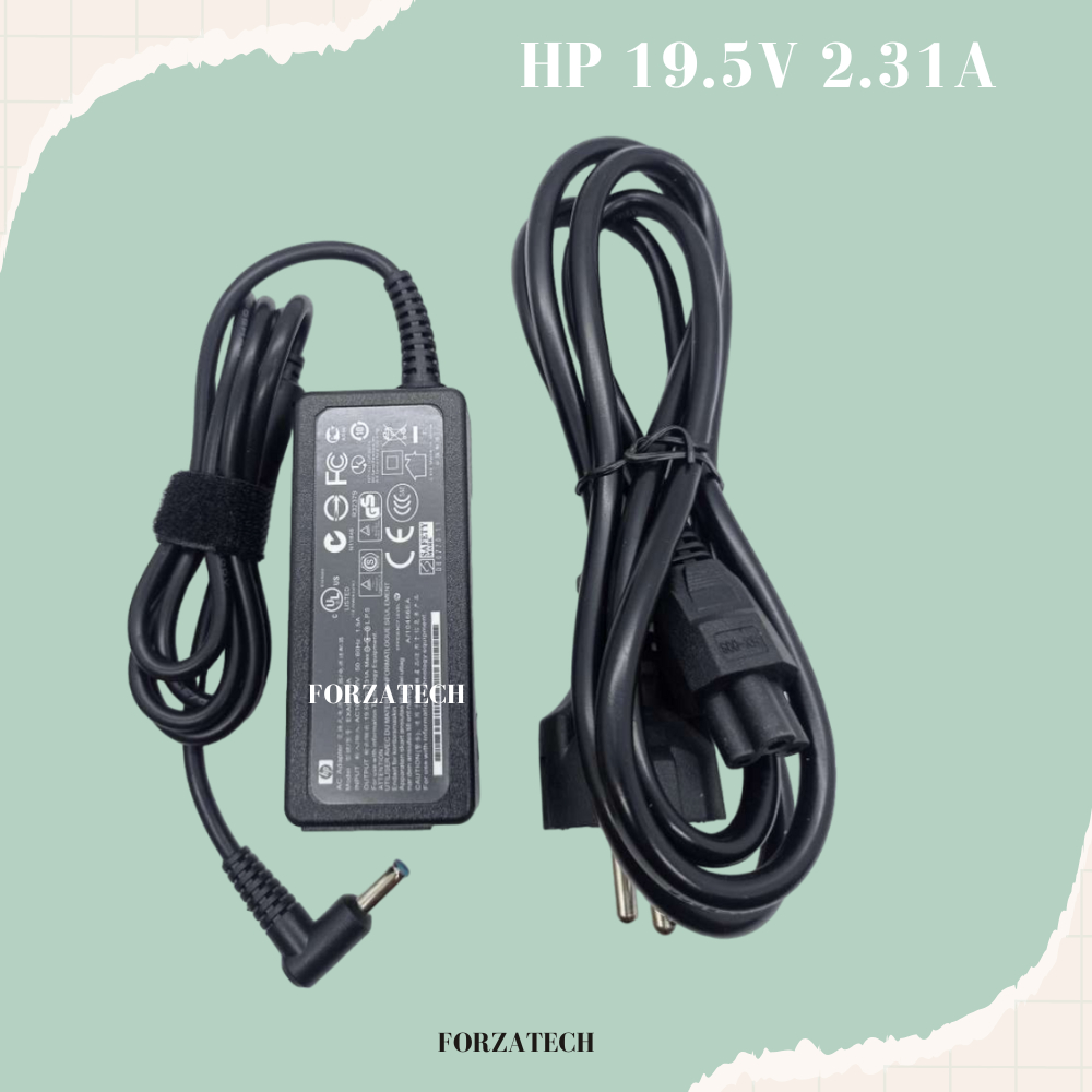 Adaptor Charger Laptop HP 15S-FQ2503TU (19.5V 2.31A 4.5*3.0mm) 45W