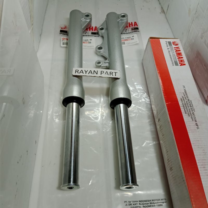 As shock depan tabung 5TP vega lama vega lama silver komplit