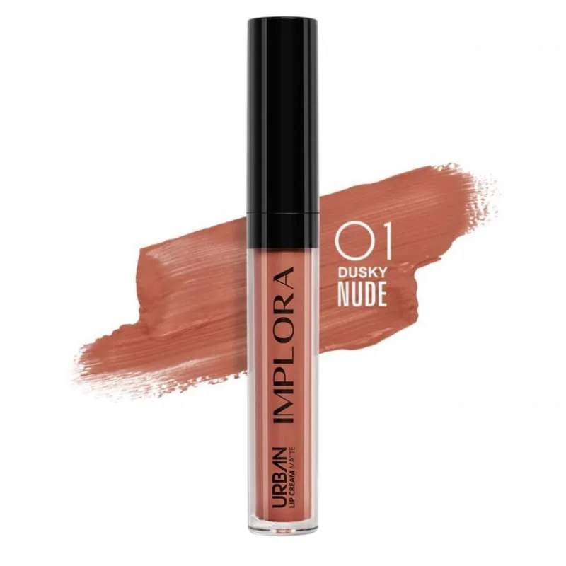 IMPLORA URBAN LIP CREAM MATTE 01 DUSKY NUDE