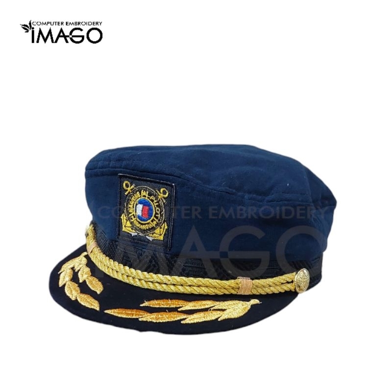 Topi Pelaut | Nahkoda | Sailor Hat | Captain - Maritime Pilot Indonesia