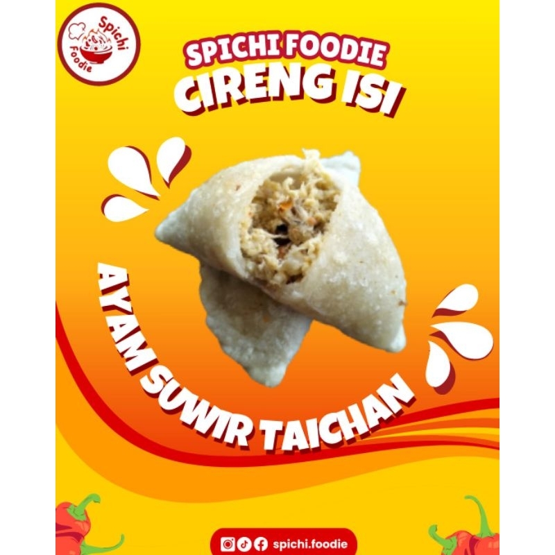 

Cireng Isi Ayam Taichan Jumbo Full isian (isi 4 pcs)