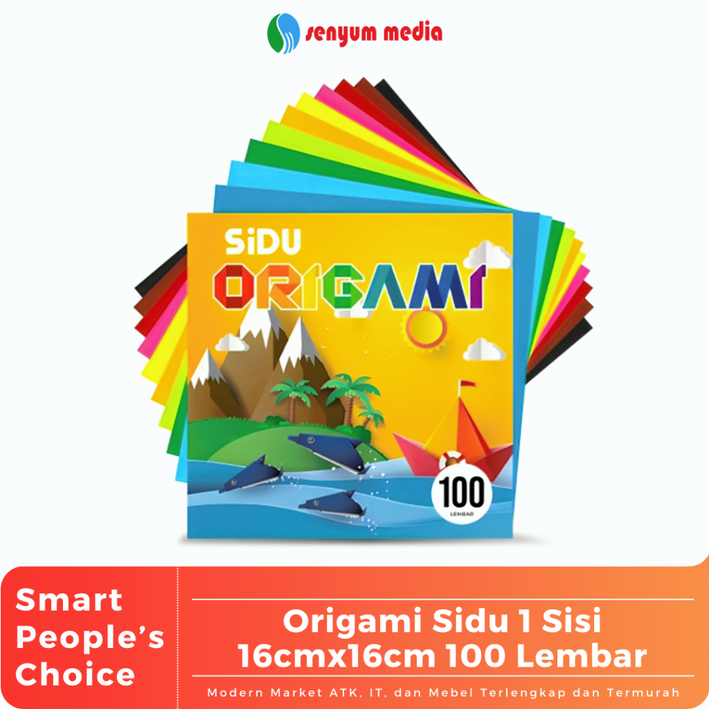 

Origami Sidu 1 Sisi 16cmx16cm 100 Lembar (1 Pcs Isi 100 Lembar) (S:PCS)