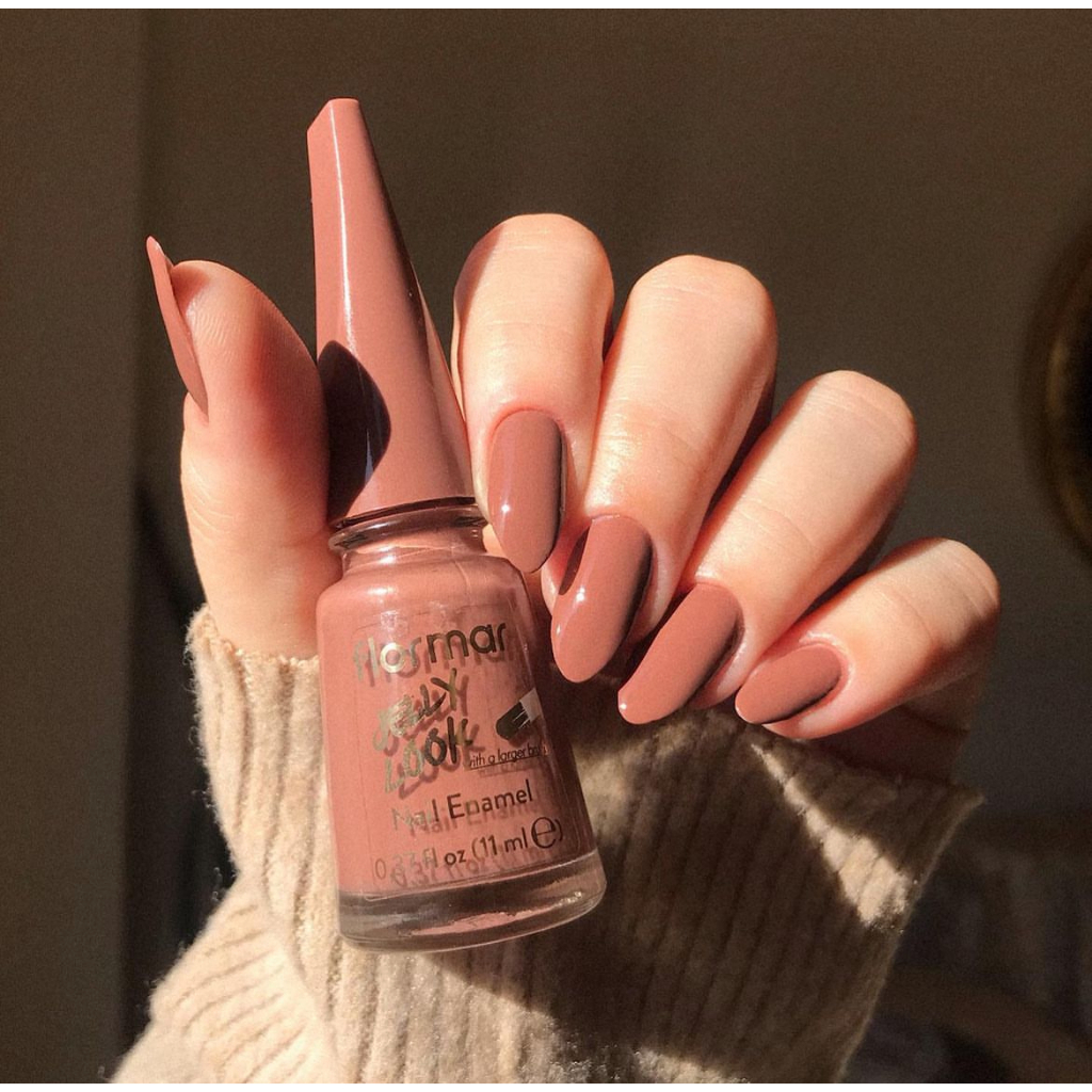 JL54 Terracotta - Flormar Nail Enamel Jelly Look - Flormar Nail Polish - Cat Kuku Halal Turki - Kute