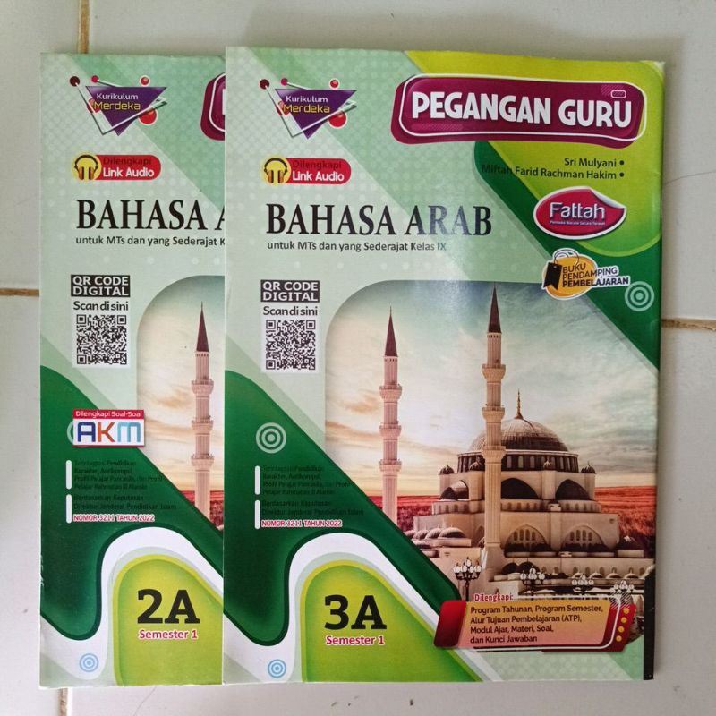 

PEGANGAN GURU SMP/MTS BHS ARAB kelas 8,9 merdeka