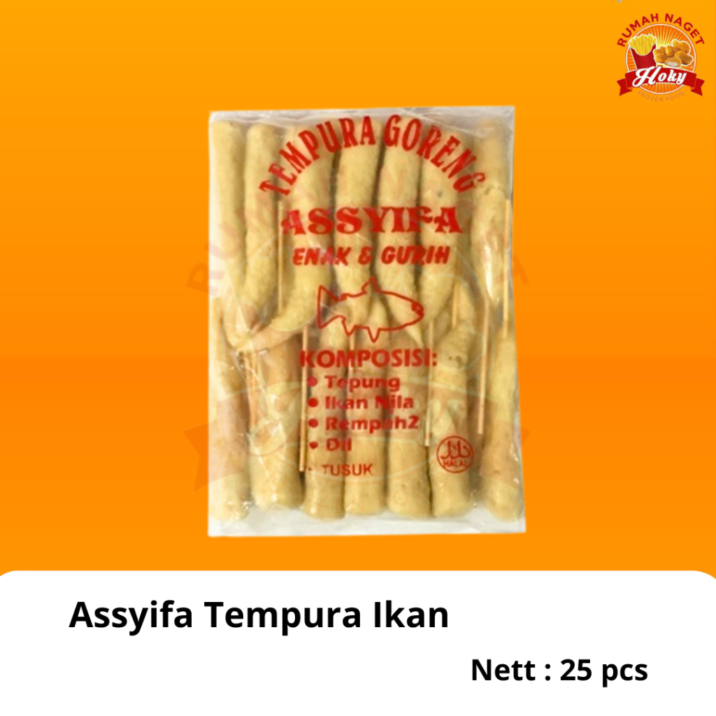 

Assyifa Otak Otak / Tempura / Tempura Crispy Ikan 25 tusuk