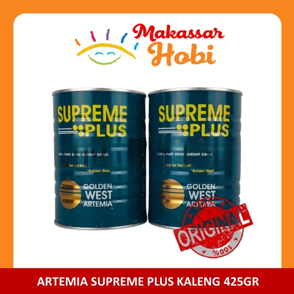 Artemia Supreme Plus 425 gr 425gr 425g g gram Kaleng Golden West