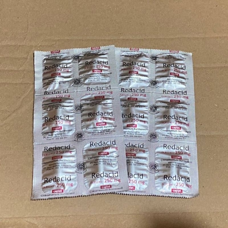 Redacid 250mg strip