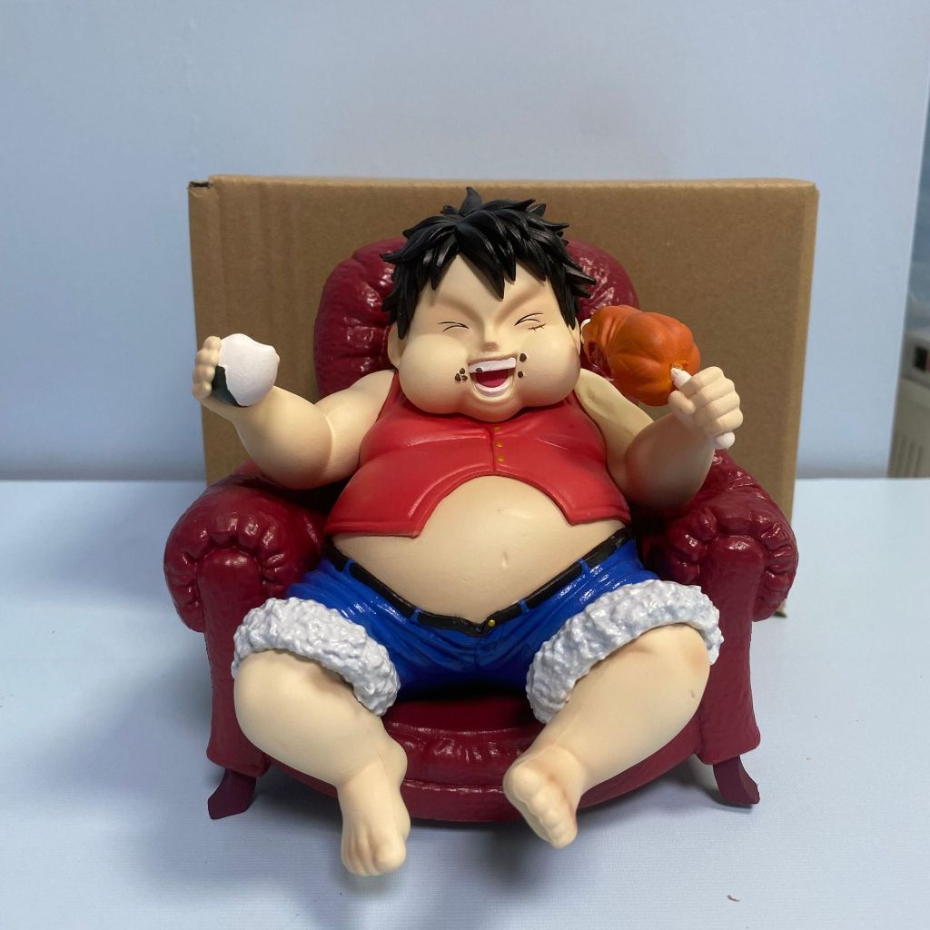 Action Figure Monkey D Luffy Gendut 15cm Figure Fat Luffy One Piece New HG HGUC PENELOPE VALENTINE