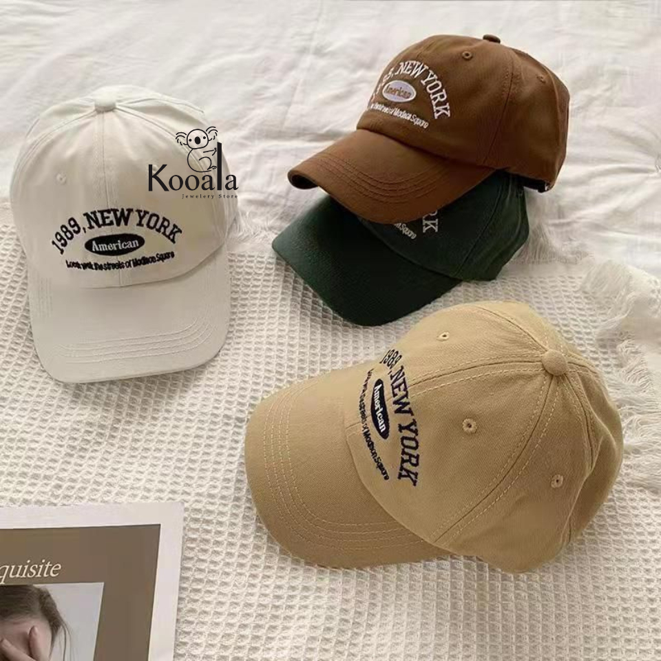 Topi Baseball Pria New York Korean Style Mens Fashion Cap Distro Terbaru