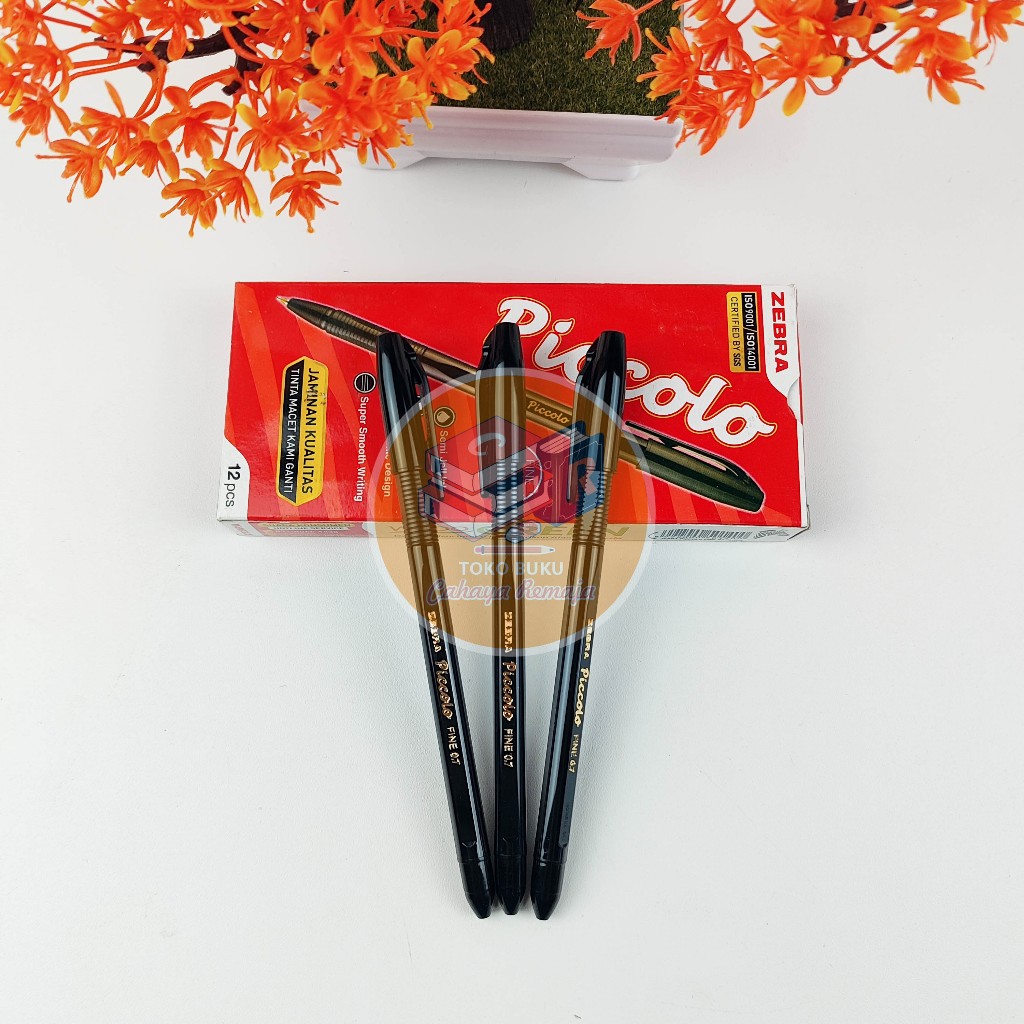 

Pulpen Picolo Zebra Pena Ballpoint 0.7 Satuan