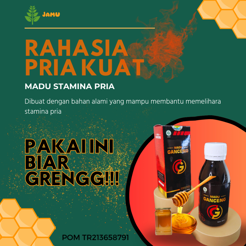 

Madu Berkualitas KUAT & TAHAN LAMA | MADU GANCENG | Ukuran 160gr | HALAL