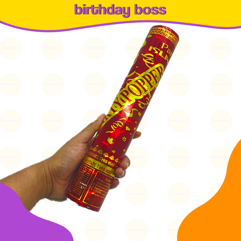 Party Popper Untuk Birthday Party/Wedding/Anniversary/Party Streamer/Confetti/Cannon