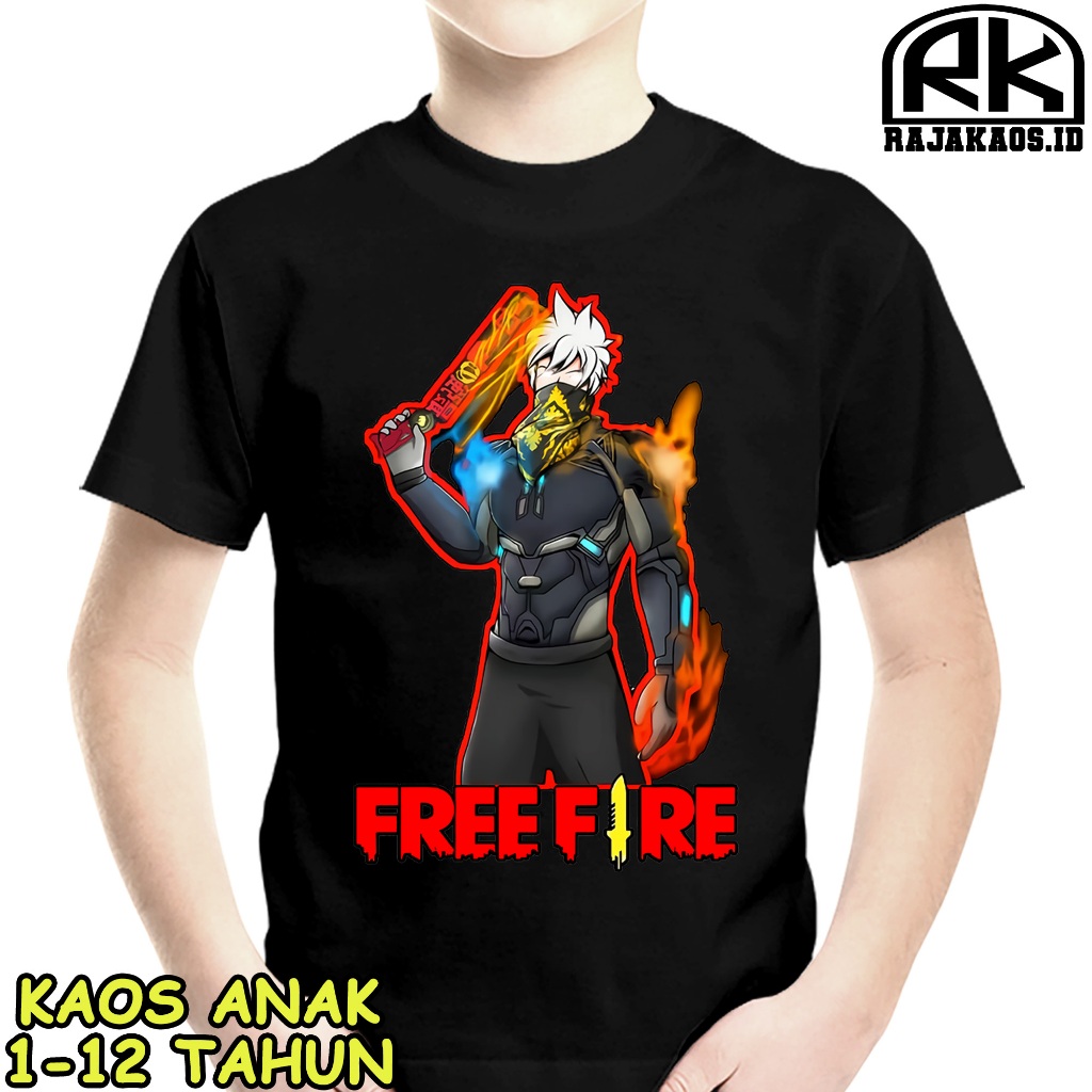 KAOS ANAK KARAKTER FF 8 USIA 1-12 TAHUN BAJU ANAK KAOS FF - KAOS FF COTTON COMBED 30S