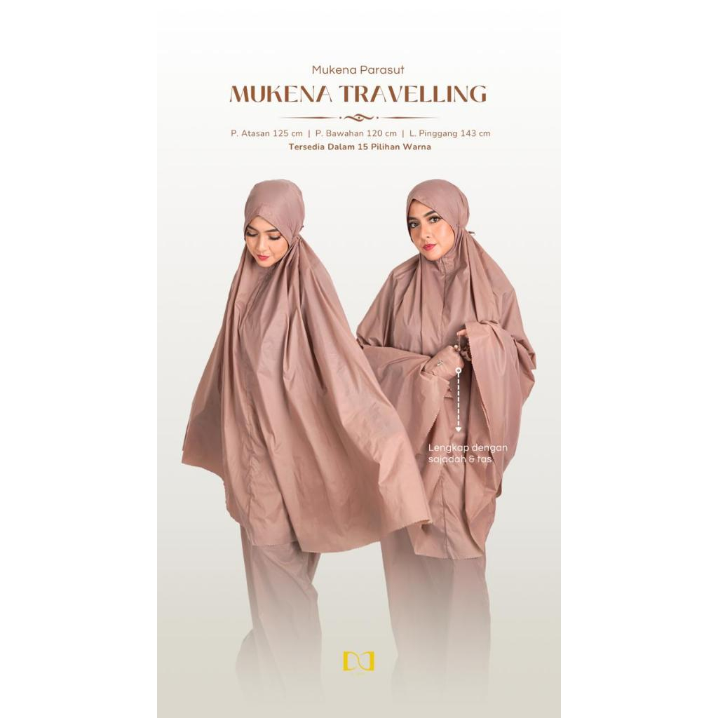 MUKENA PARASUT AZALEA| Mukena Travelling  By Danyta