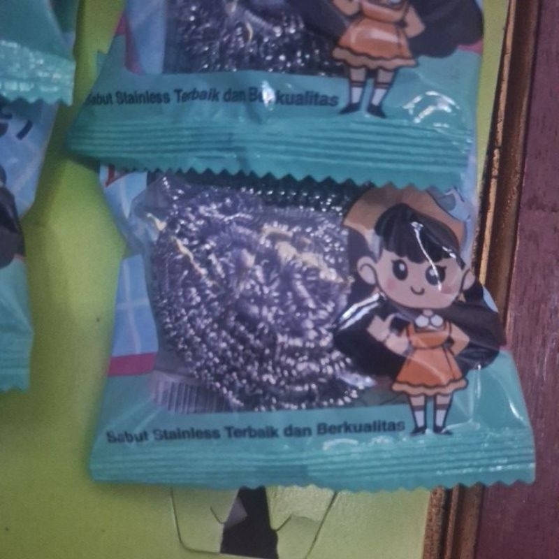 sabut stenlis cuci piring. alat cuci piring stenlis