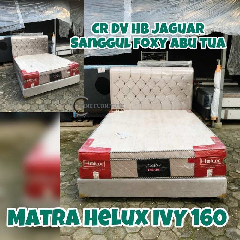 Matras Springbed Helux IVY 160 Set Jaguar Sanggul