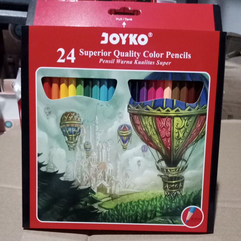 

pensil warna joyko panjang 24 warna