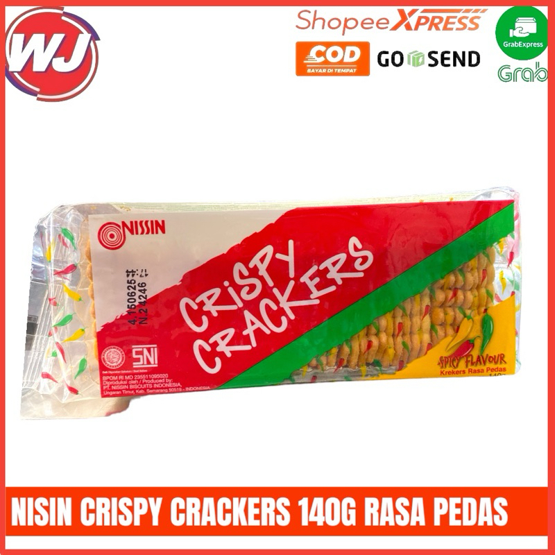 

NISSIN CRISPY CRACKERS 140G RASA PEDAS