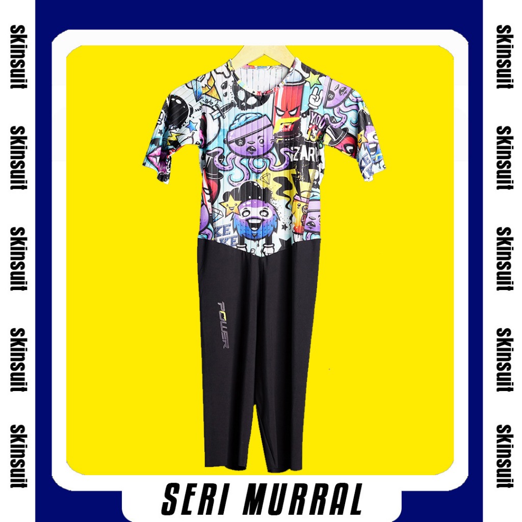 Skinsuit Sepatu Roda Anak Inline Skate Power Apparel Jersey Olahraga