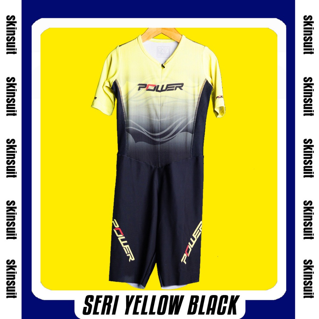 Skinsuit Jersey Sepatu Roda Inline Skate Power Apparel Jersey Olahraga