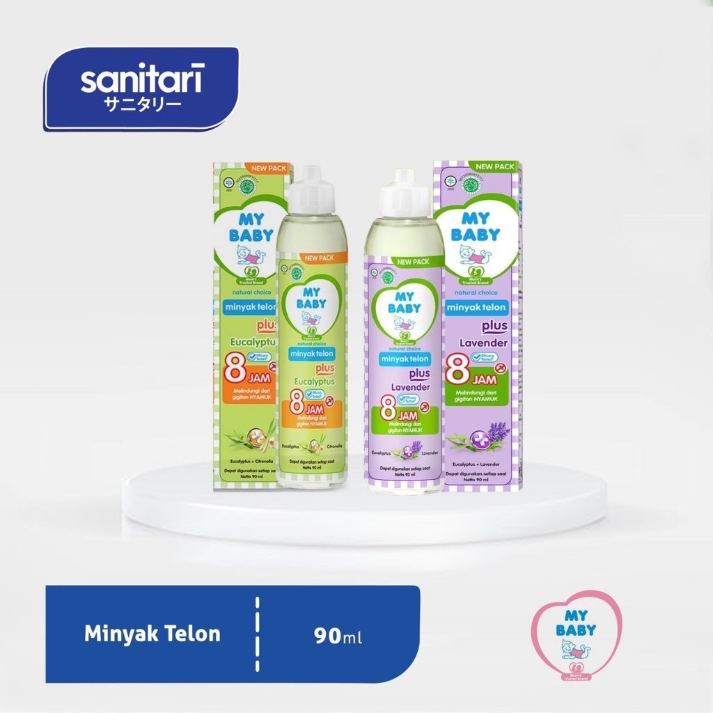 My Baby Minyak Telon Plus 90ml Minyak Telon My Baby Minyak Telon Anti Nyamuk