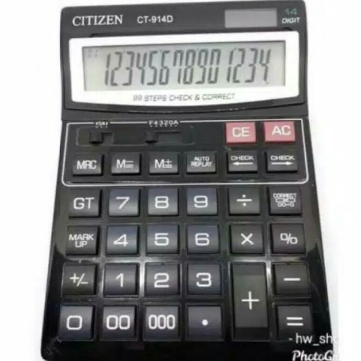 

COD Kalkulator Dagang Kalkulator Citizen CT 914 D 14 Digit Besar KODE L5A8