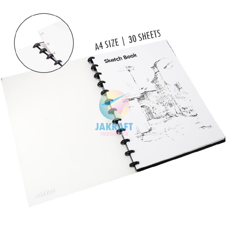 

3 Lembar Sketch Book LYRA A4 Sketchbook Buku Gambar Sketsa 15 Gsm 92126 KODE J6I3