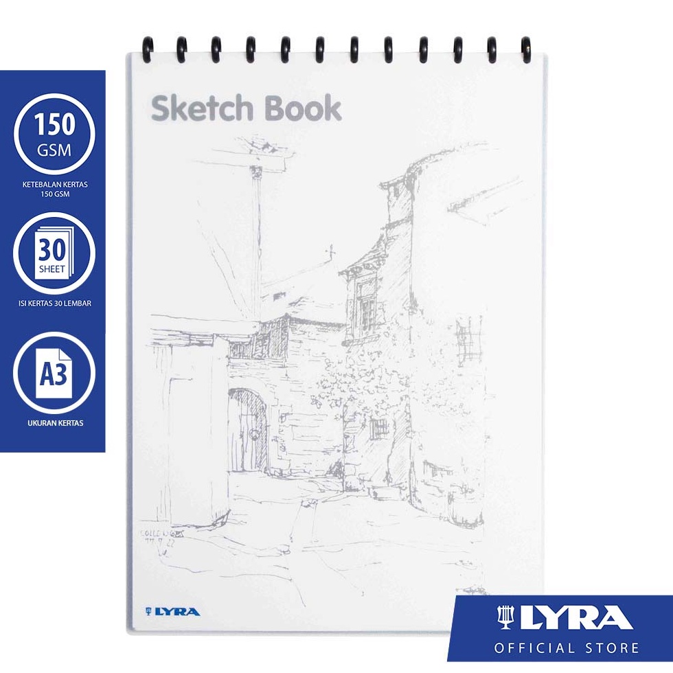 

LYRA Sketch Book A3 3 Sheets 15gsm KODE R1E6