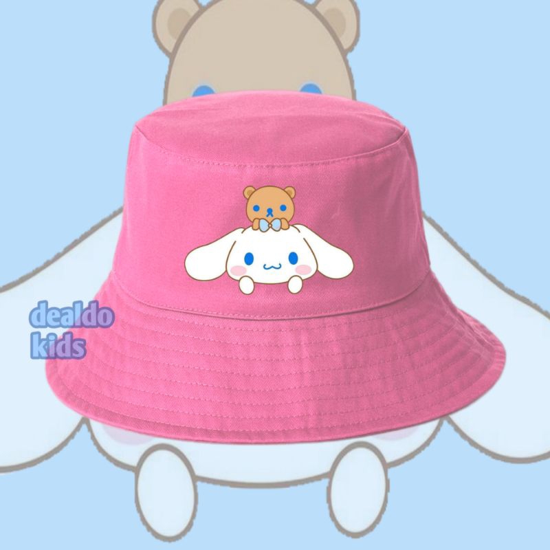 Topi Bucket anak Cinnamorol / topi bucket anak laki-laki perempuan