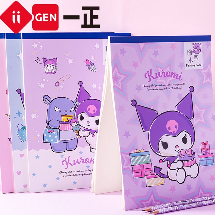 

KENSHO Sketchbook Original Sanrio Buku Gambar Sketsa Premium Painting Book Kuromi Hellokitty My Melody KODE Z8P9