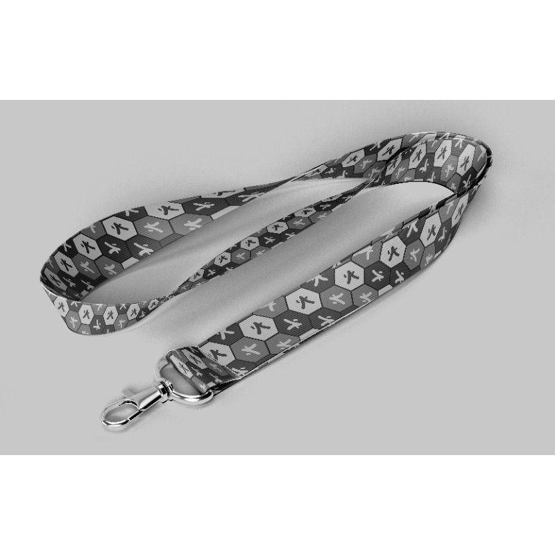 

Hexagon Form of Rock Asanoha Basic Style | Lanyard |