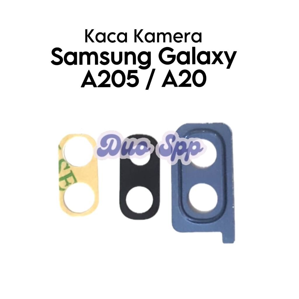 Ring Kaca Lensa Kamera Belakang Samsung Galaxy A20 2019 / A205 / SM-A205F / SM-A205FN / SM-A205GN / 