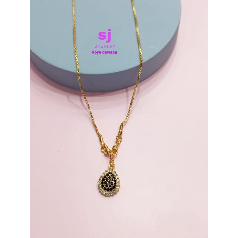 KALUNG MODEL BARU SJ JEWELRY KALUNG PLUS LIONTIN CANTIK