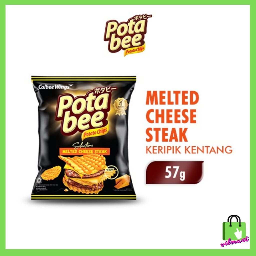 

Potabee Keripik Kentang Selections Melted Cheese 57 gr