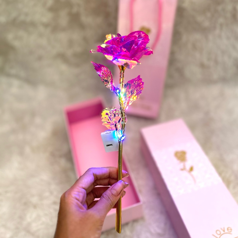 

RB Gift Box Bunga Mawar Pink Anti Layu Kado Anniversary Kado Ultah Wisuda Graduation
