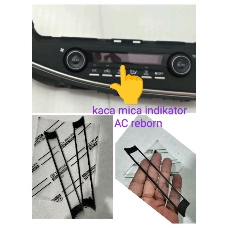 kaca  mica penutup digital AC Innova reborn ORIGINAL