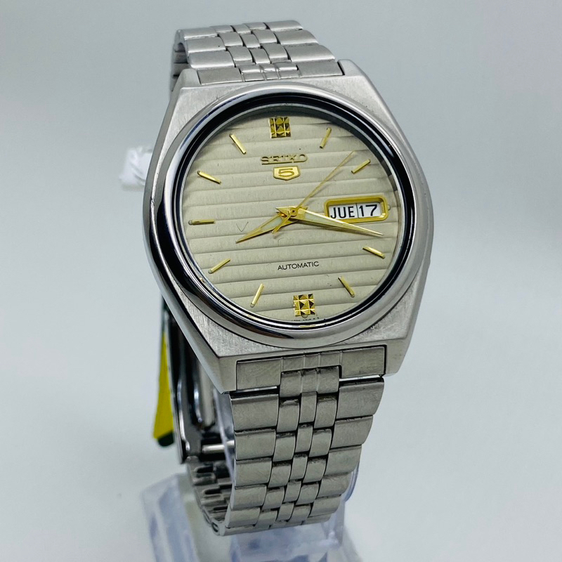 Seiko 5 7S26-8760 Grey Dial Jam Tangan