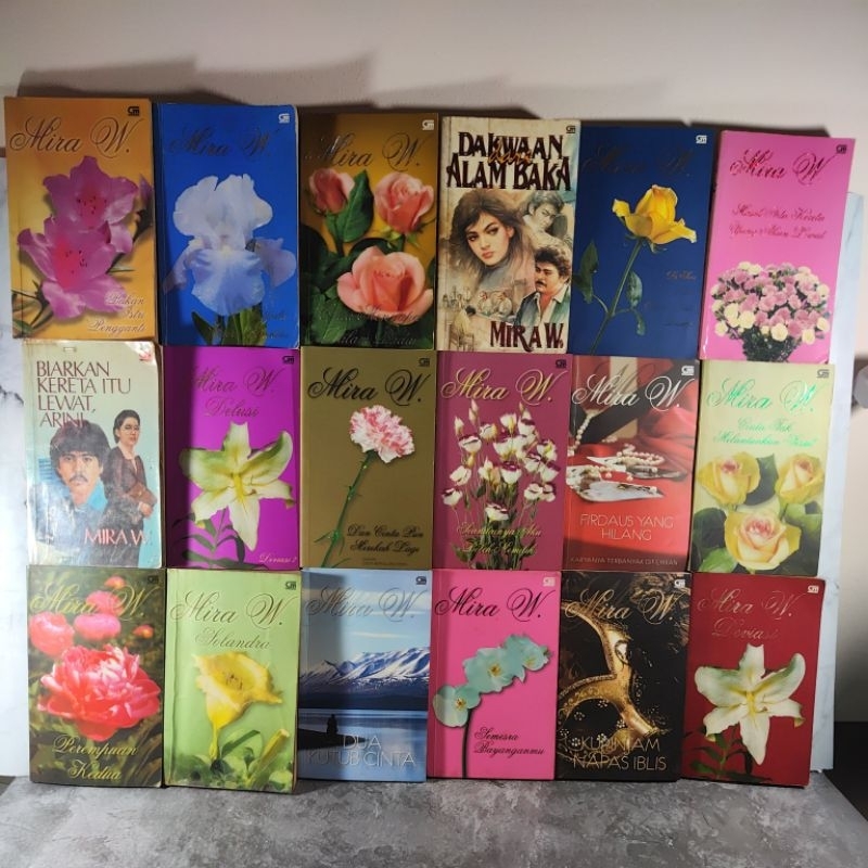 Buku / Novel Penulis Mira W