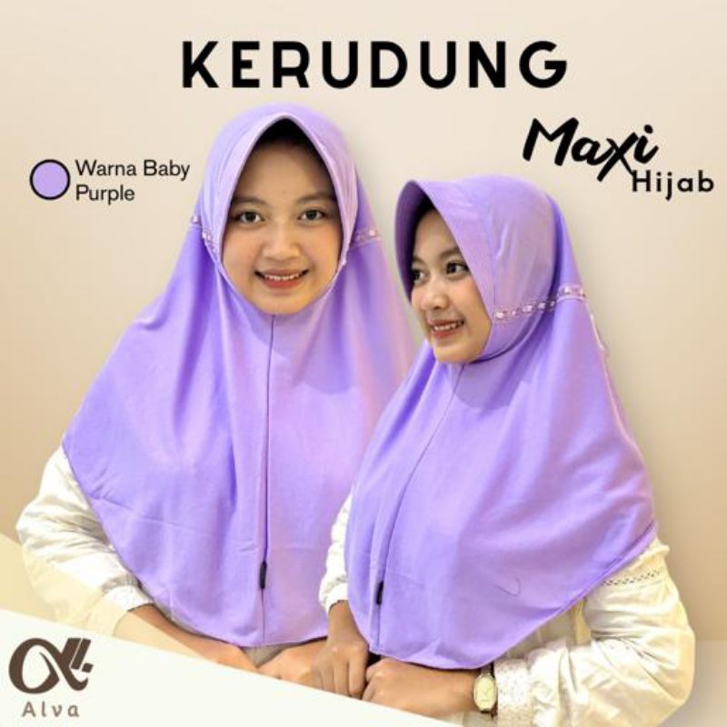 PROMO Bergo Sekolah Rabbani Tali Atas SD SMP SMA - Jilbab Serut Katun Kaos Sekolah