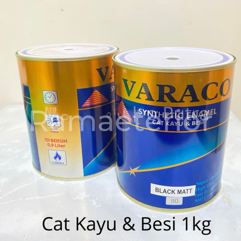 CAT MINYAK 1L VARACO - Cat Kayu & Besi