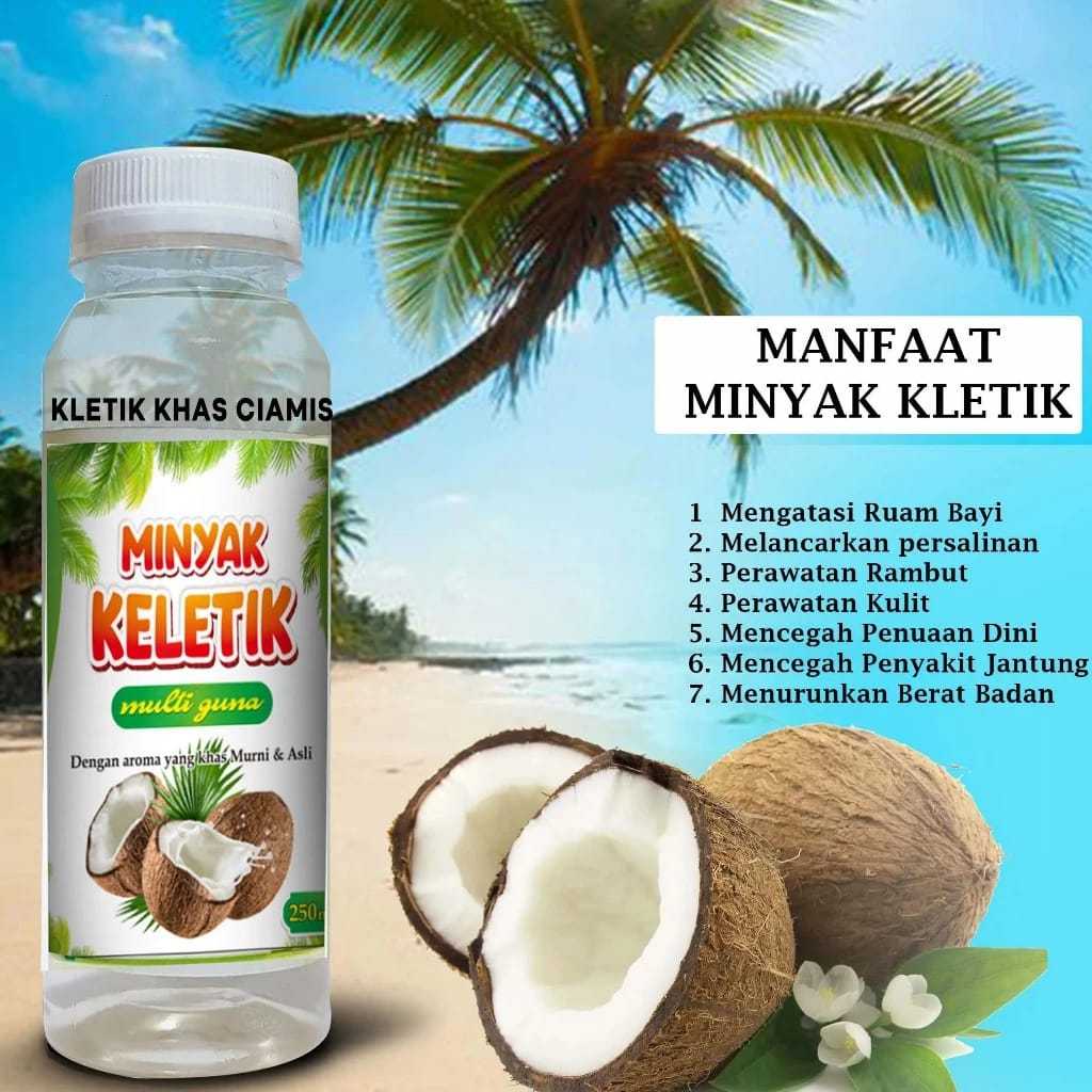 

COD Minyak Kelapa Asli 100% Murni Klentik 250 ml /Kelentik/Keletik/Lentik/Leutik/Letik