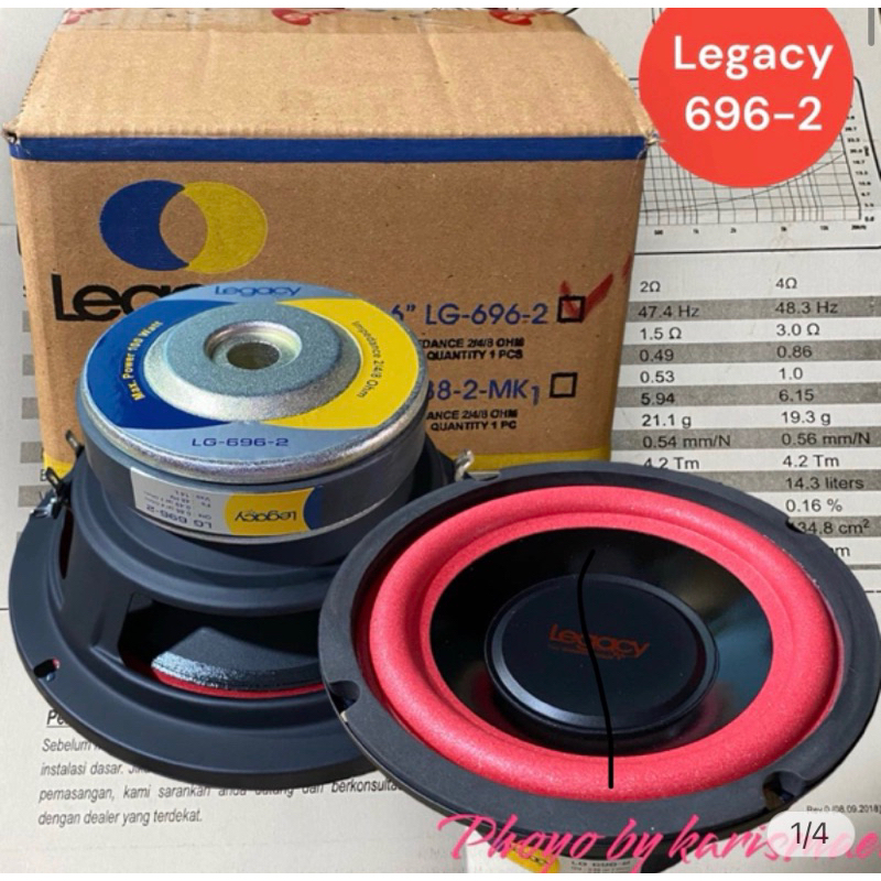 SPEAKER LEGACY 6 inc