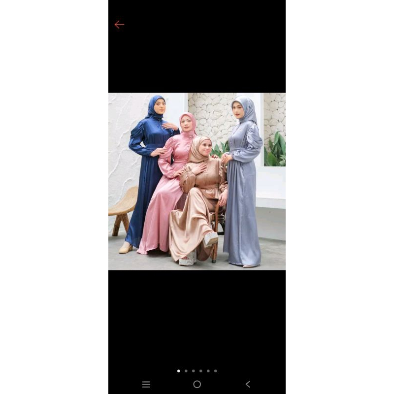 gamis Shimmer by Malla Fashion ori