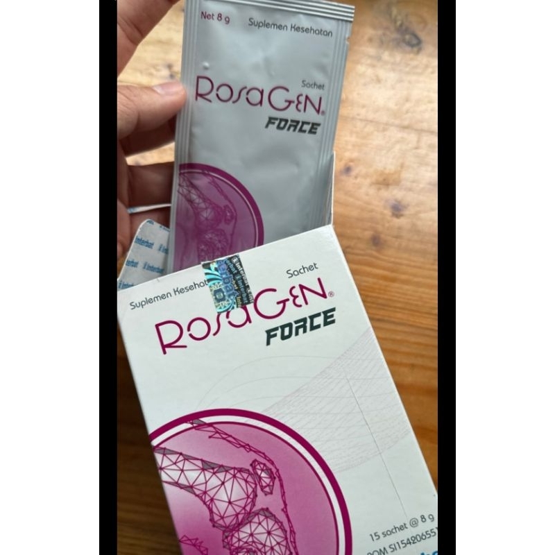 ROSAGEN FORCE 15 SACHET ASLI ORIGINAL ROSAGEN FORCE OBAT PERSENDIAN TULANG KEROPOS ROSAGEN FORCE INT