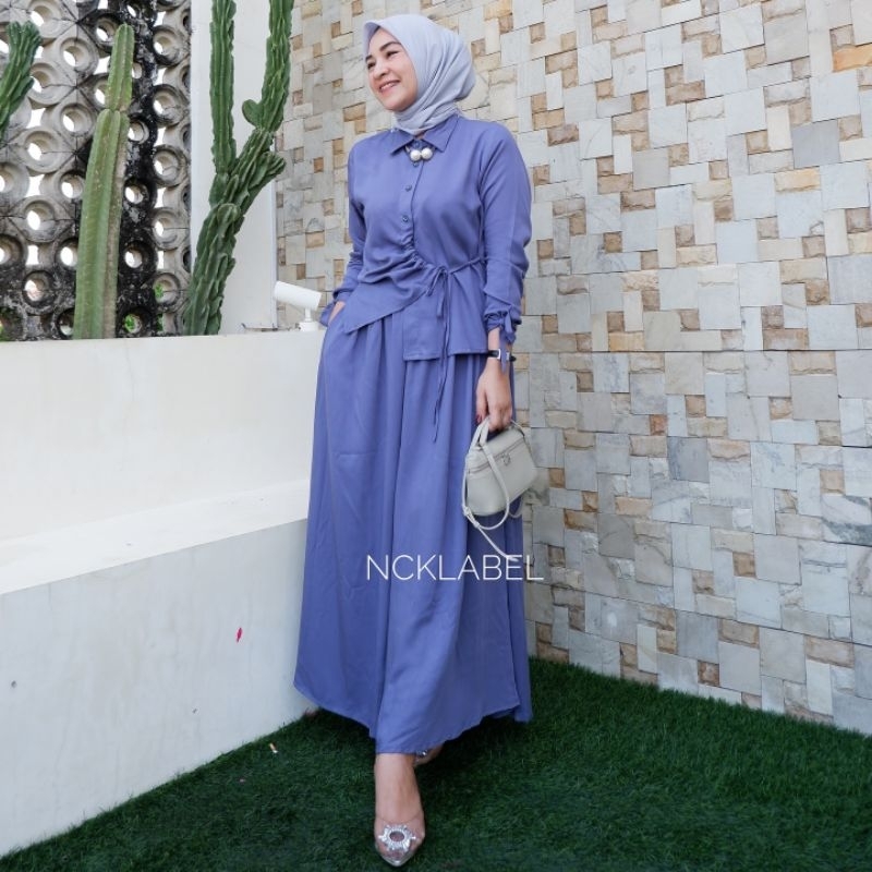 ALEYA SET NCK LABEL || JULLIE SET NCK LABEL SETELAN BAJU ROK