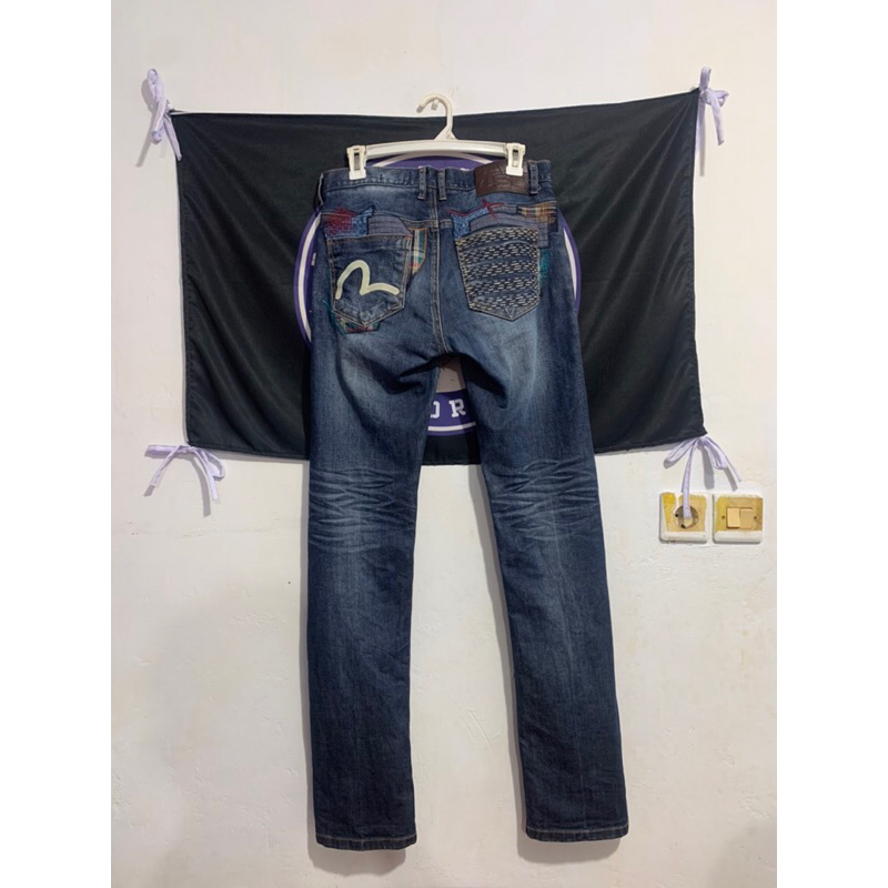 celana evisu denim