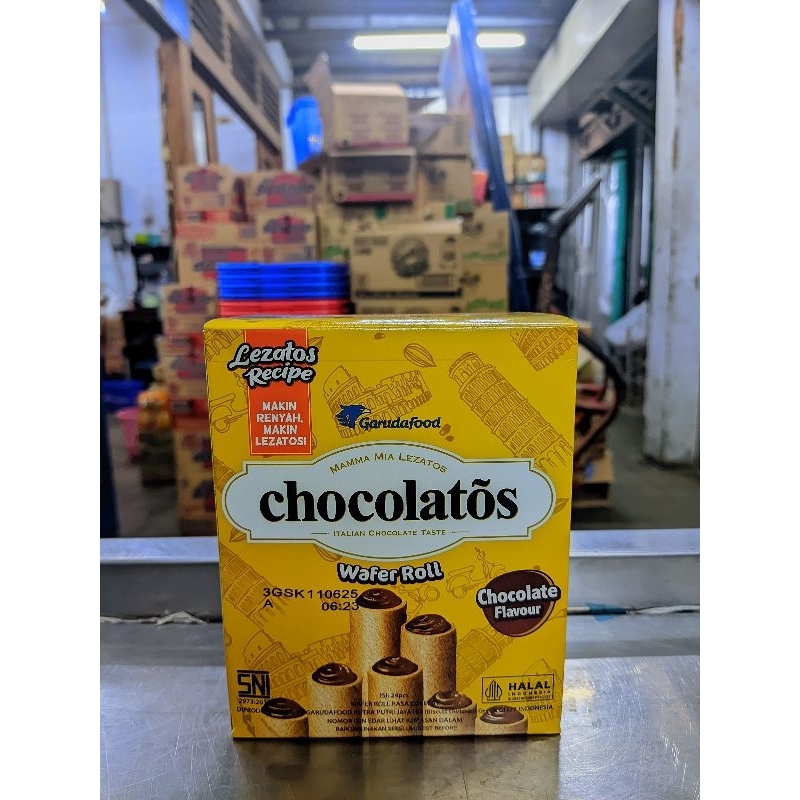 

GERY CHOCOLATOS 6gr WAFER ROLL 1 BOX ISI 24 PCS