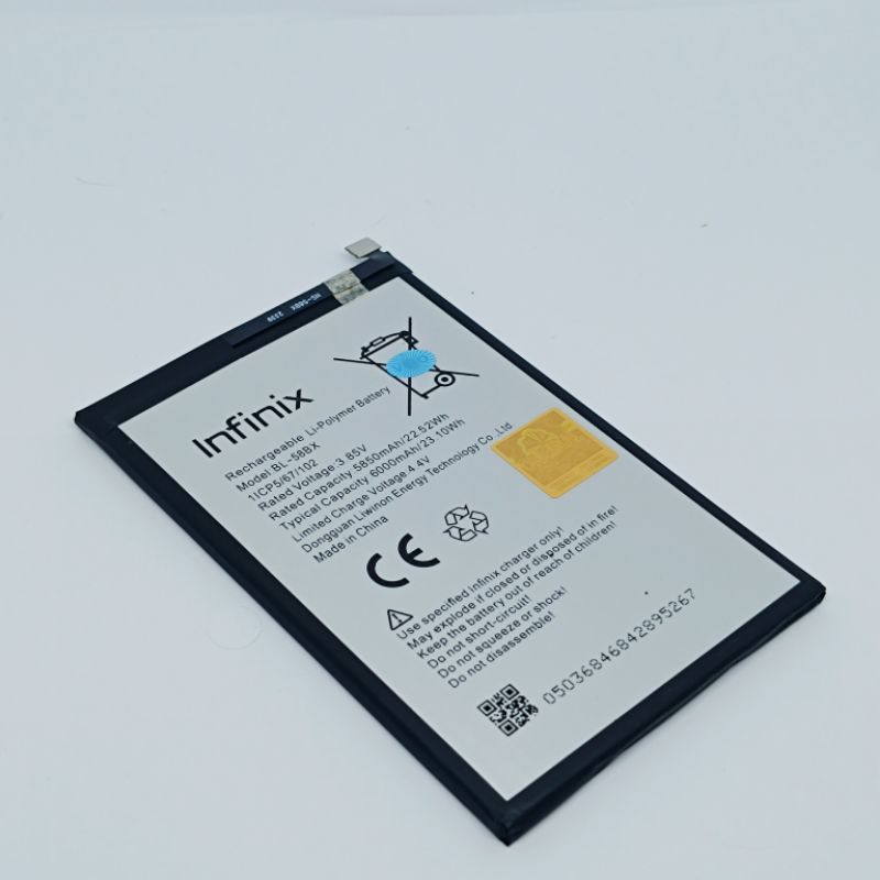 BATERAI BATRE INFINIX HOT 12 PLAY X6816 ORIGINAL 6000MAH