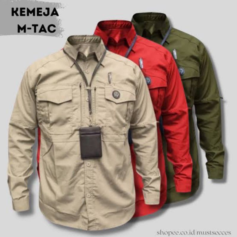 KEMEJA M TAC PANJANG ORIGINAL